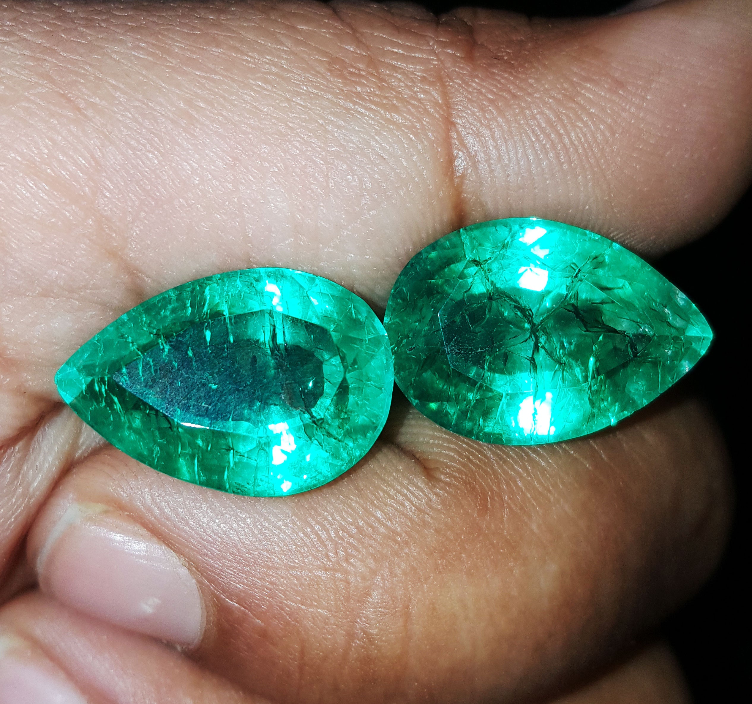 Certified Loose Gemstone Natural Emerald Certified 8.00 To Etsy