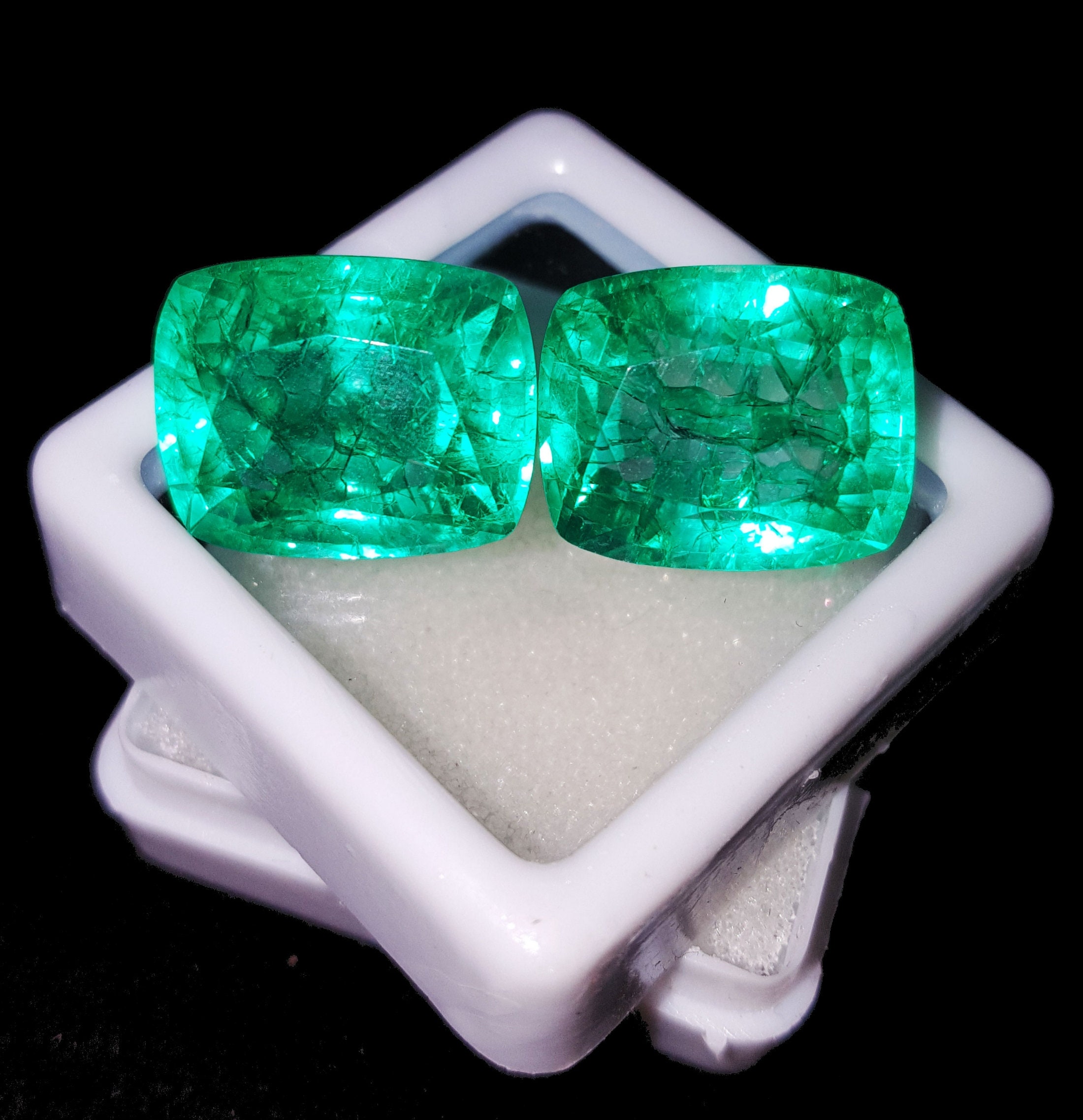 Certified Loose Gemstone Natural Emerald 8.00 To 10.00 Ct Etsy
