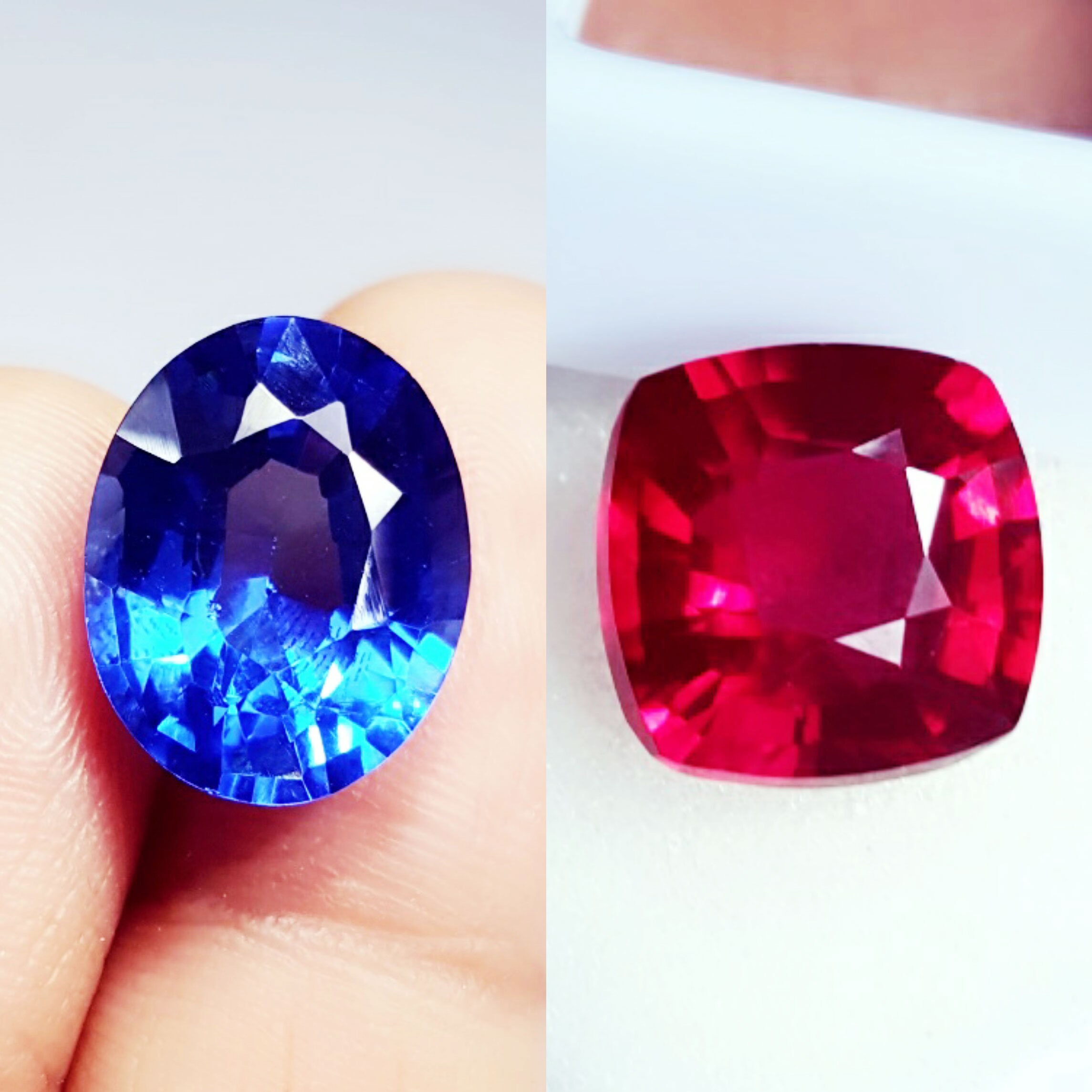 ruby and sapphire gemstones