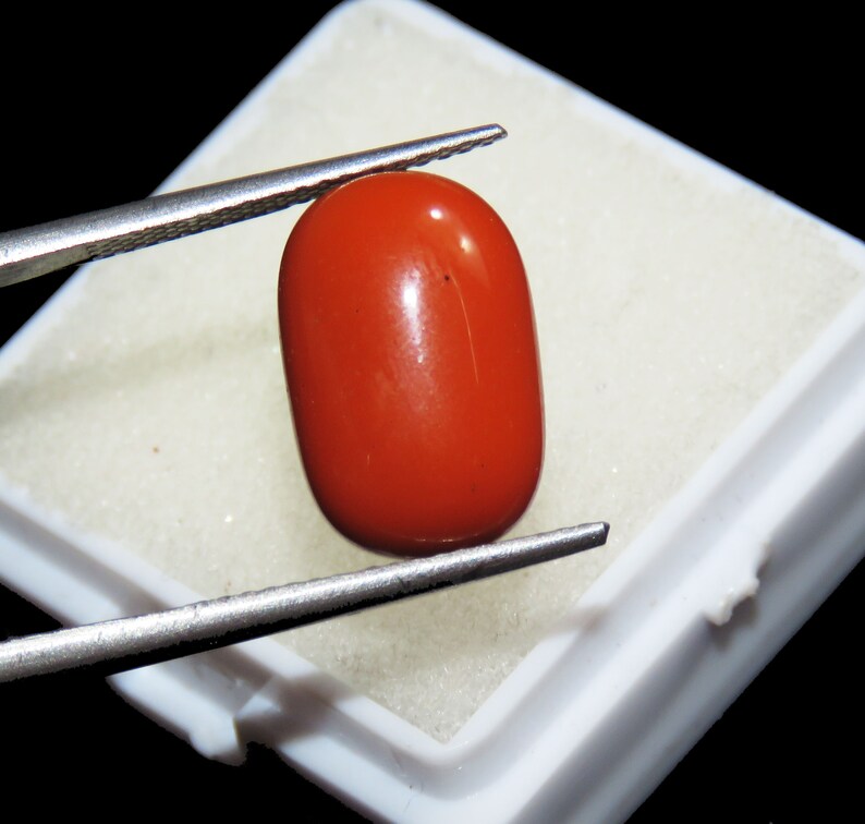 5.37 Ct Natural Certified Moonga Coral Loose Gemstone
