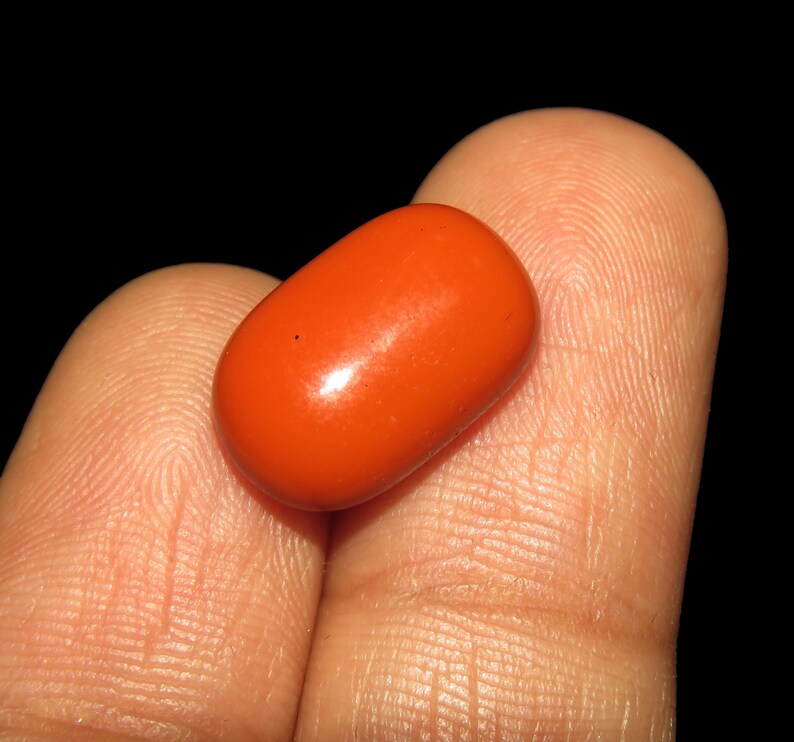 5.37 Ct Natural Certified Moonga Coral Loose Gemstone