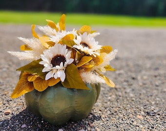 Fall Centerpiece for Dining Room, Fall Pumpkin Centerpiece, Fall Arrangement