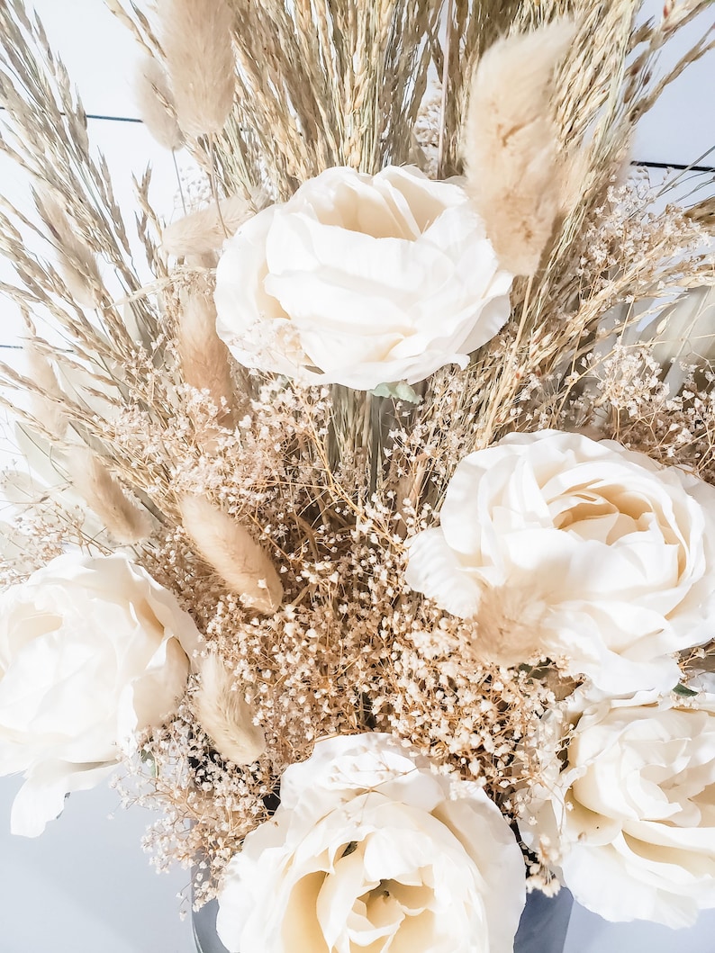 Pampas Grass Centerpiece Pampas Grass Decor Dried Grass Etsy