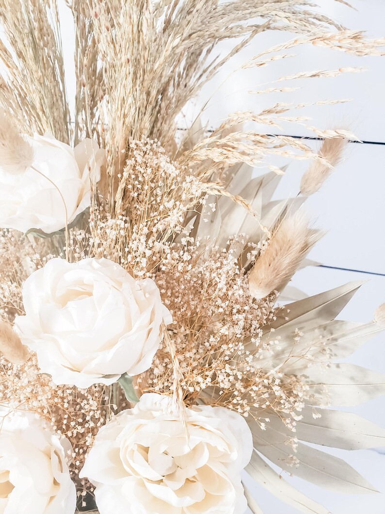 Pampas Grass Centerpiece Pampas Grass Decor Dried Grass Etsy