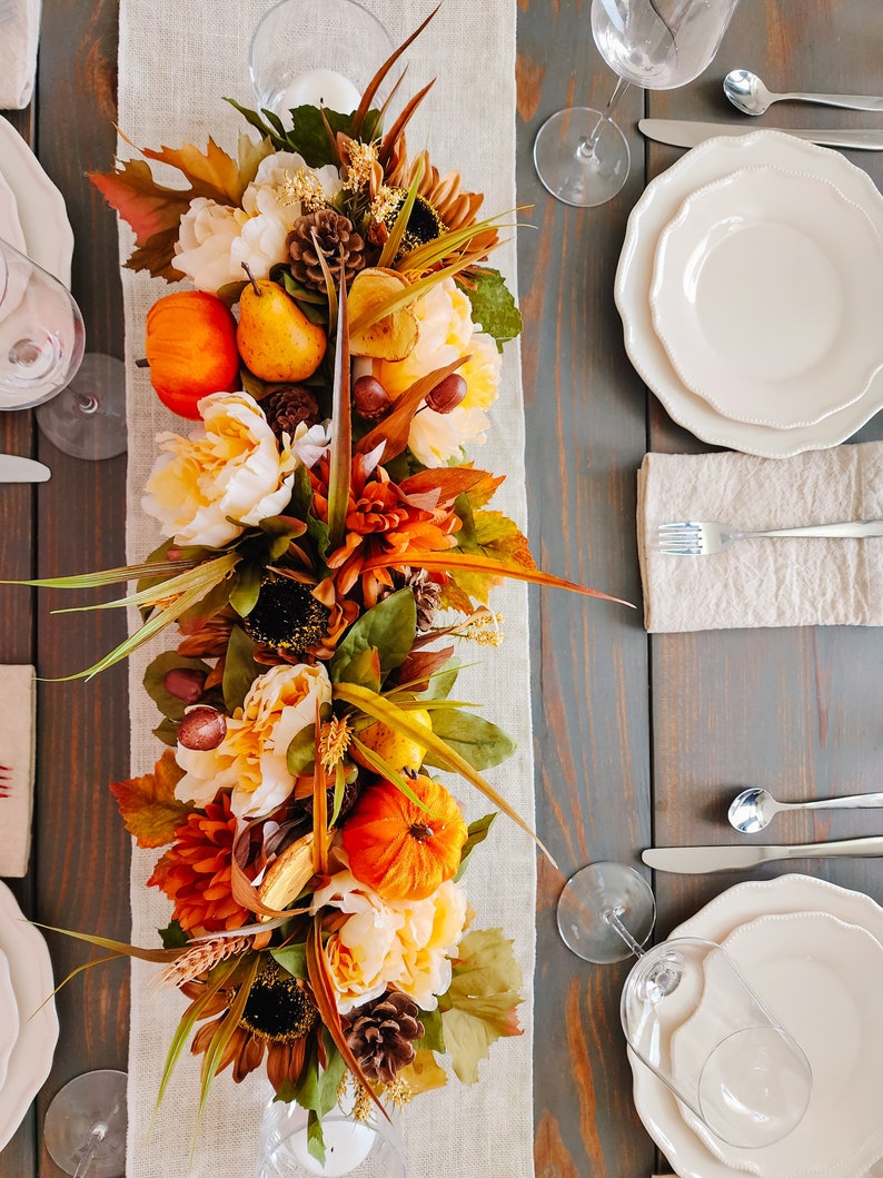 Fall Centerpiece, Fall Decor, Pumpkin Decor, Sunflower Centerpiece