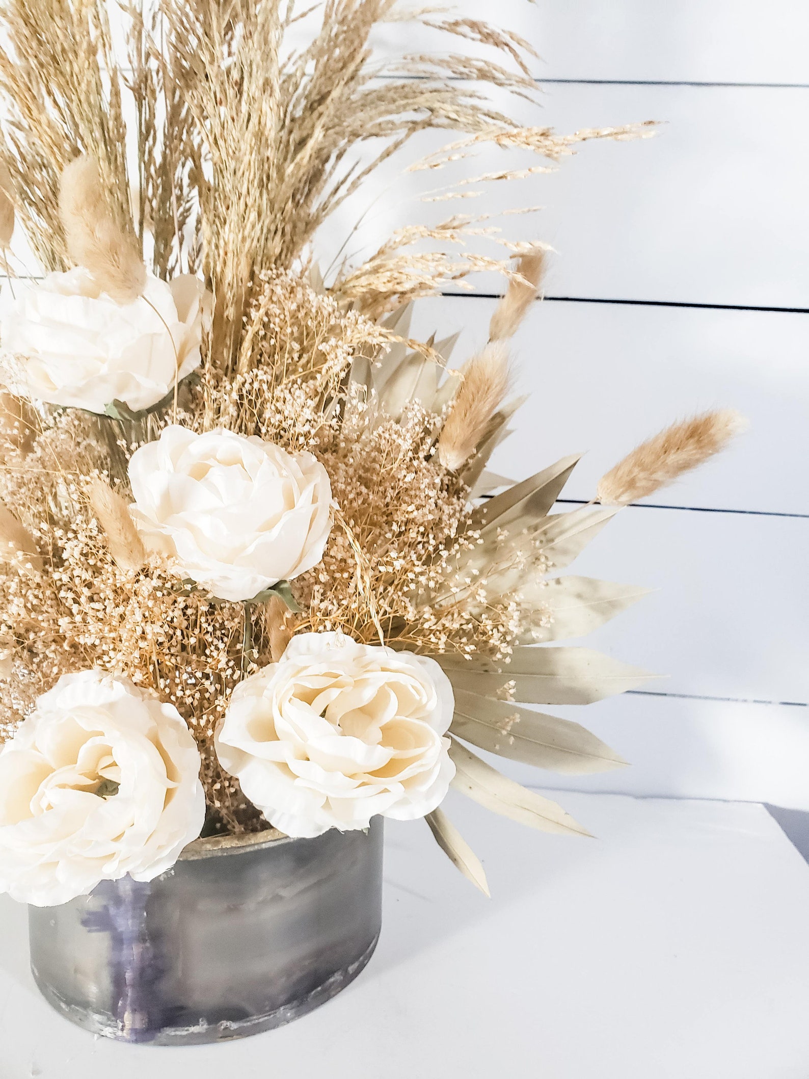 Pampas Grass Centerpiece Pampas Grass Decor Dried Grass Etsy