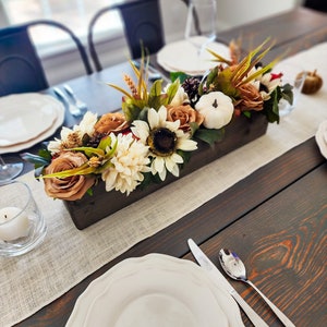 Thanksgiving Centerpiece, Autumn Centerpiece, Thanksgiving Table Decor, Dining Room Table Centerpiece image 1