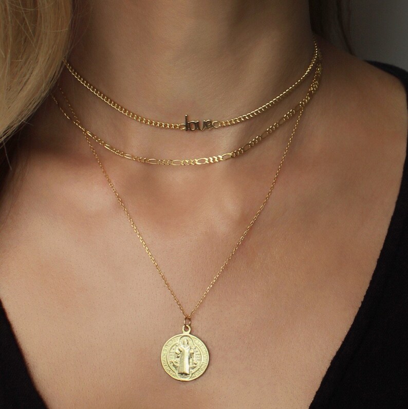 Gold Chain Choker Gold Choker Necklace Gold Necklace Gold Etsy UK