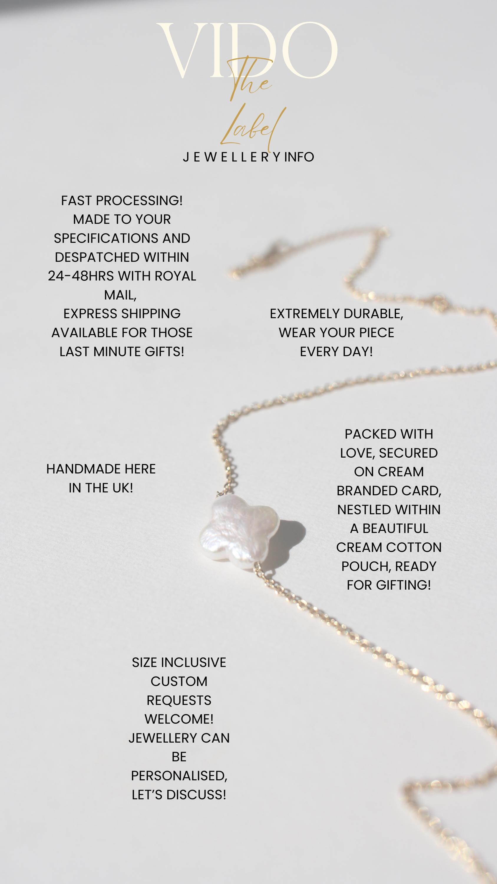 Daisy Pearl Necklace, White Baroque Pearl & Daisy Necklace