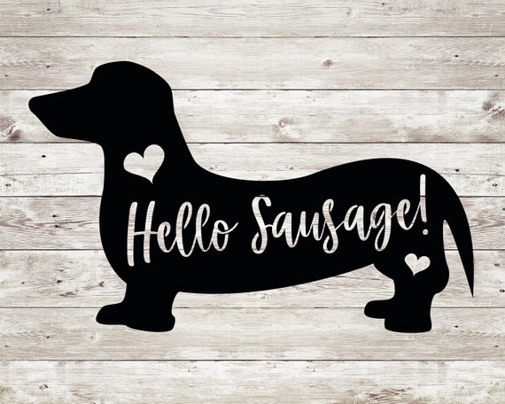 Download Sausage Dog svg Dachshund svg Doxie silhouette | Etsy