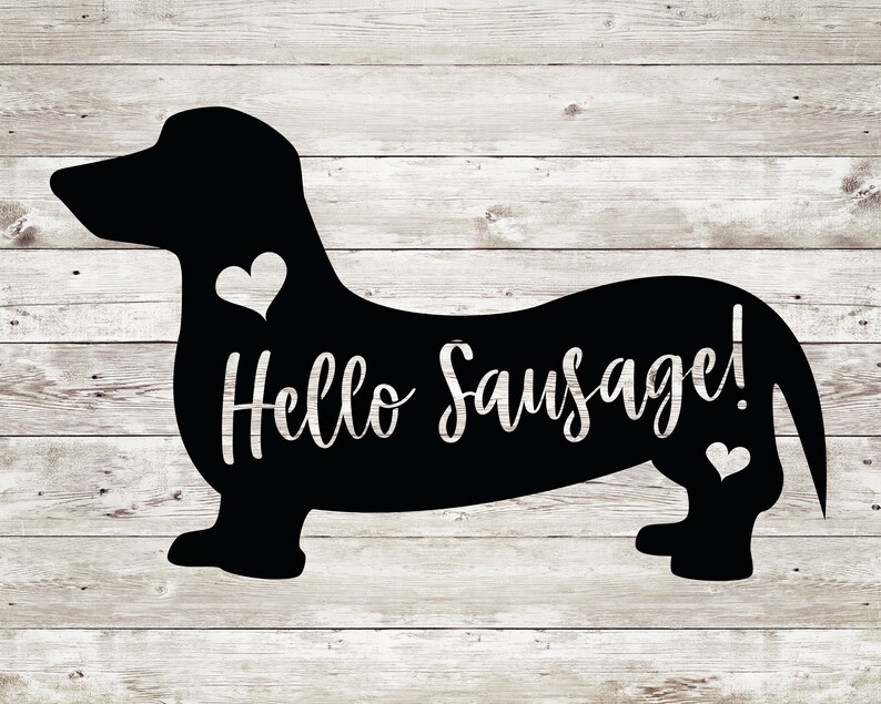Download Sausage Dog Svg Doxie Silhouette Dachshund Svg Clip Art Art Collectibles