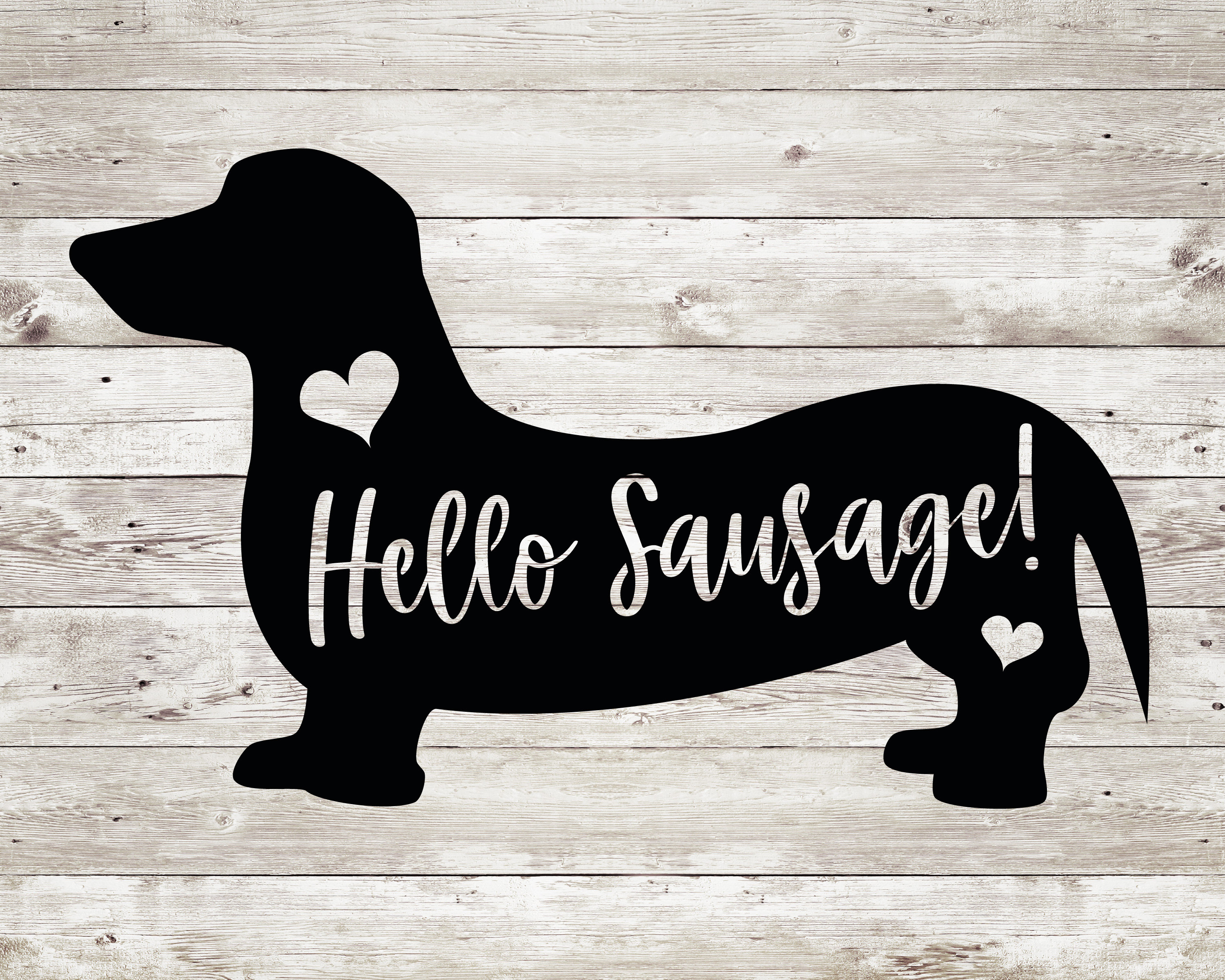 Sausage Dog svg Dachshund svg Doxie silhouette | Etsy