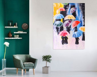 Wall Decor Poster.Fine Graphic Art Design.Palms in a Mountain.Room Bar art.256