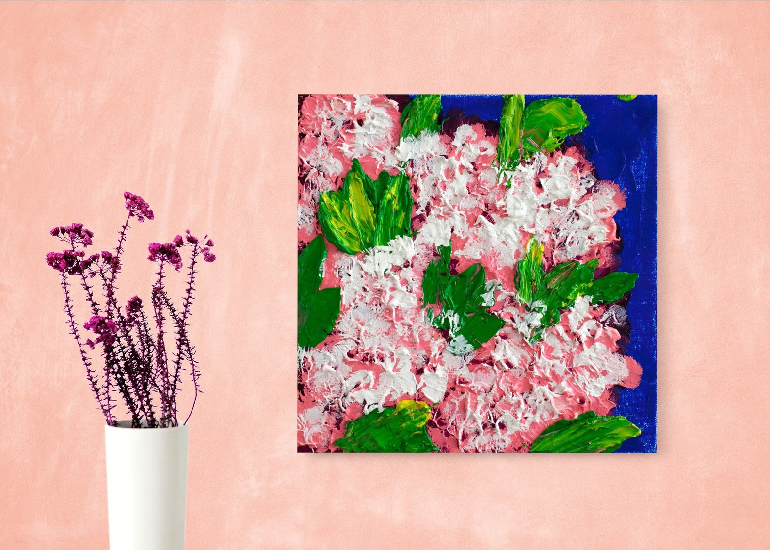 Floral wall decor modern art modern wall decor abstract Etsy