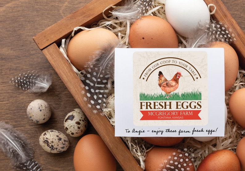 Egg Carton Label Farm Fresh Egg Sticker Egg Carton Stickers Etsy