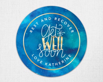 Get Well Stickers | Etsy