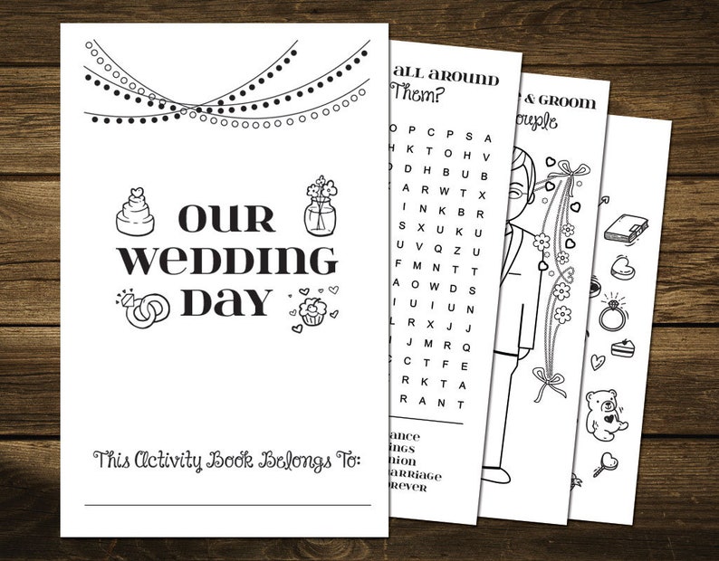 printable-wedding-activity-book-for-kids-wedding-coloring-etsy