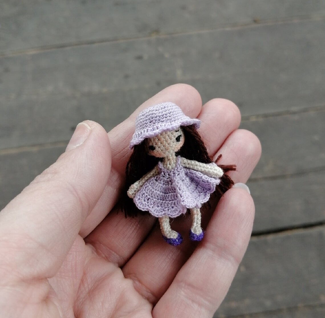 Little Yarn Dolls .Amigurumi toy gift daughter . doll on the Etsy