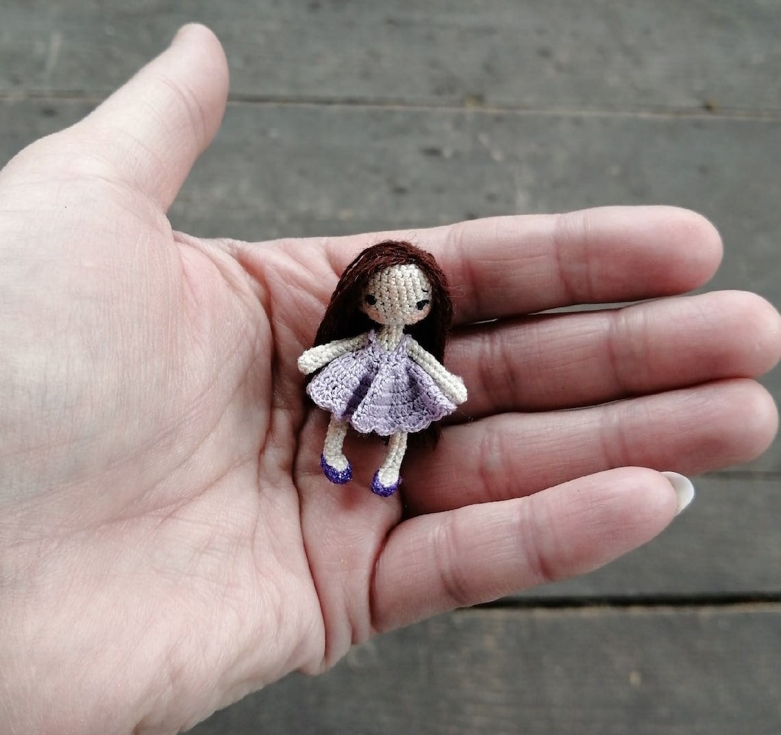 Little Yarn Dolls .Amigurumi toy gift daughter . doll on the Etsy