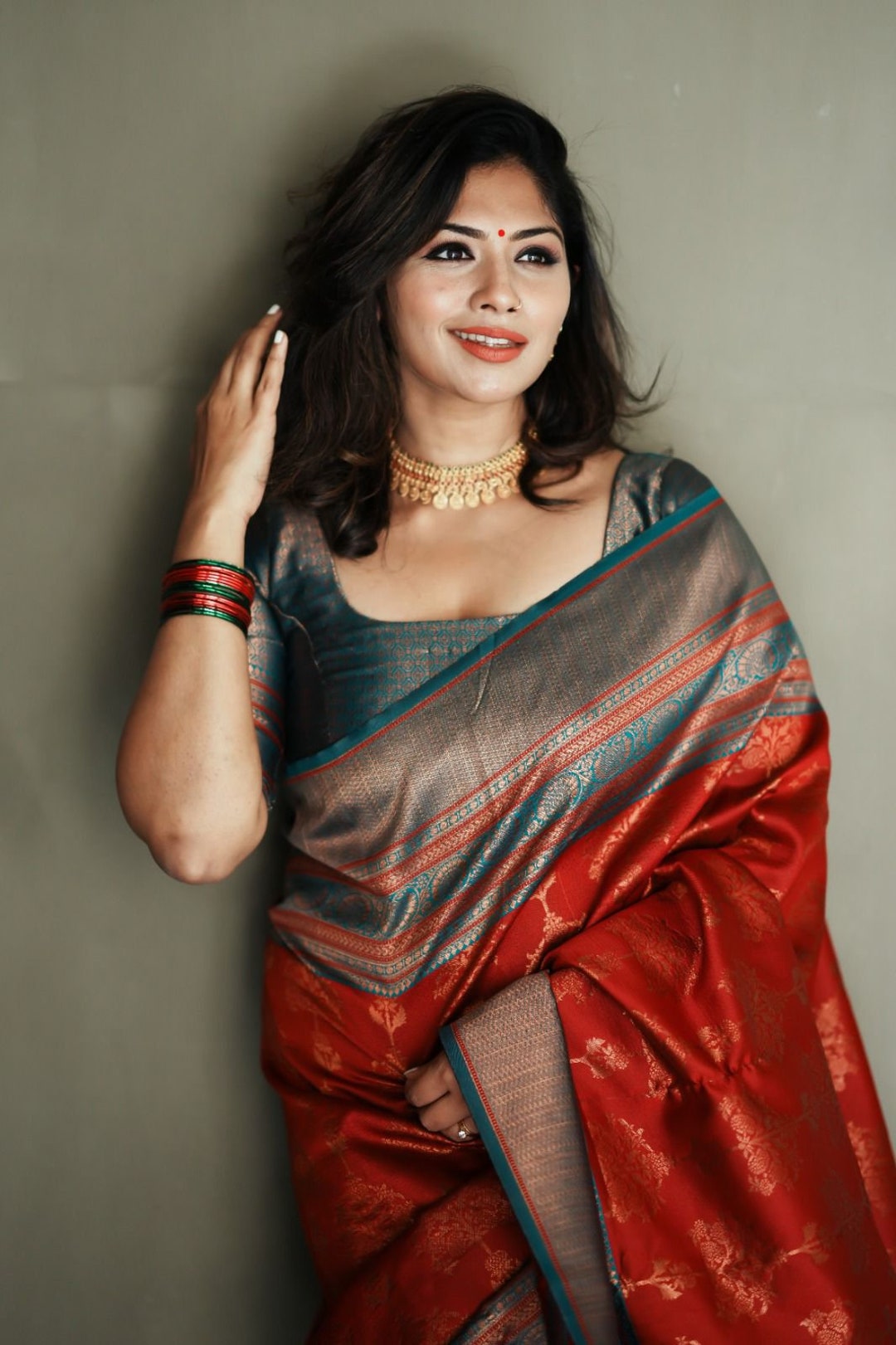 Red Color Soft Lichhi Banarasi Silk Saree Jacquard Work on All Over  Beautiful Zari Work Saree Party Wear Saree Special Day for Gift Saree - Etsy