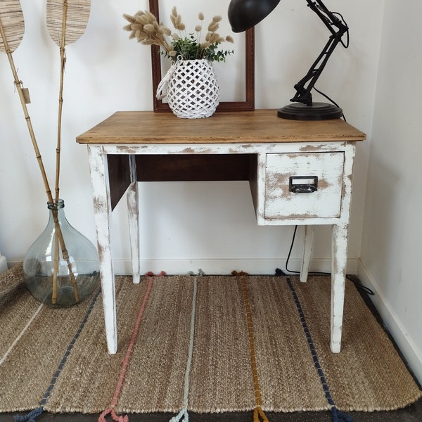 Petit Bureau Vintage- Bureau Enfant rénové