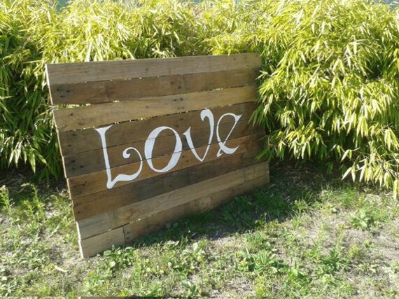 Panneau Déco Mariage Love