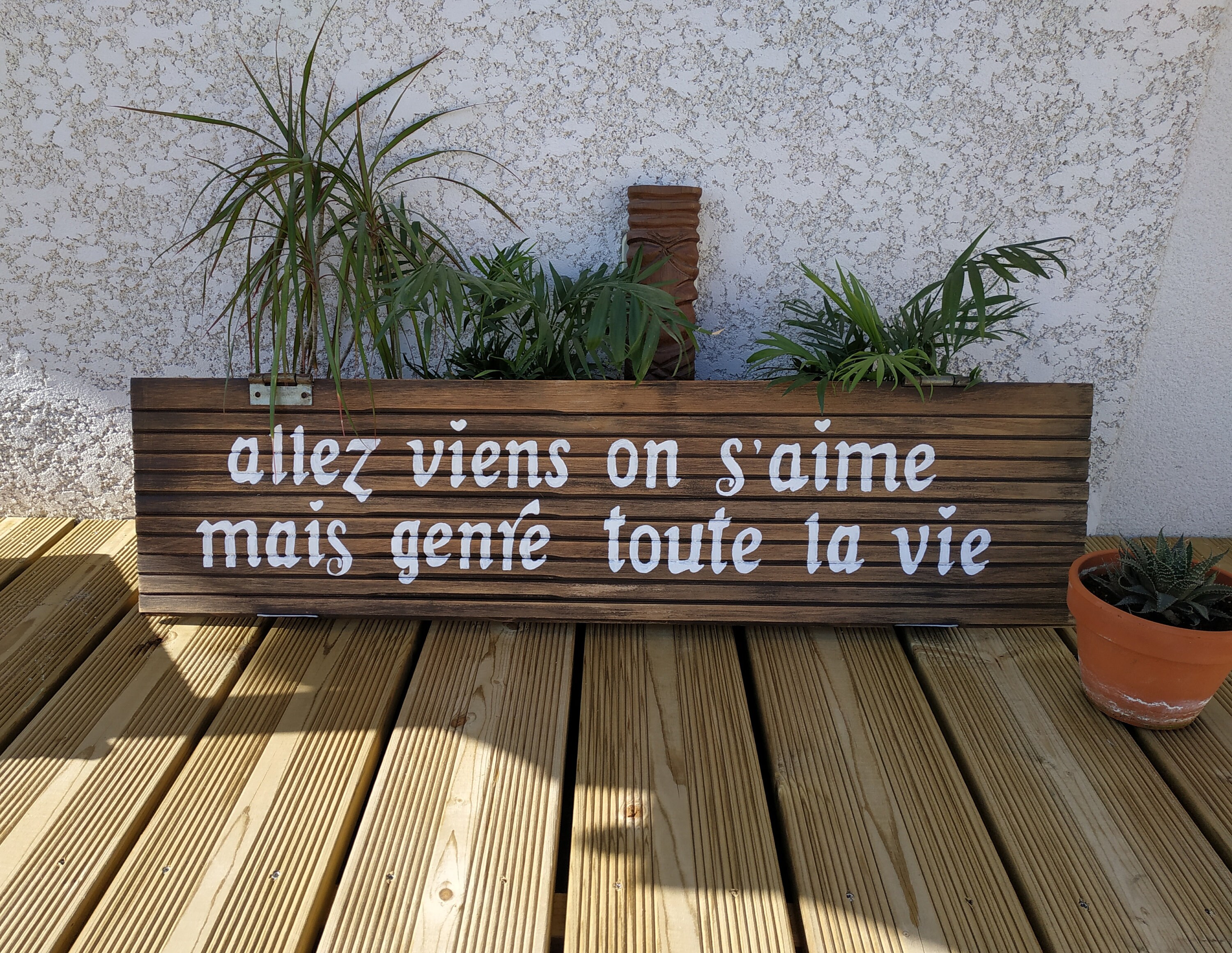 Panneau Déco Citation