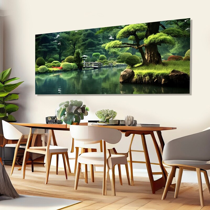 Japanese Garden Art - Etsy