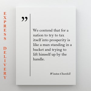 Winston Churchill Wall Art, Winston Churchill Quote, Churchill Canvas Print, Motivational Wall Art Inspiring Wall Art,Churchill Canvas Art