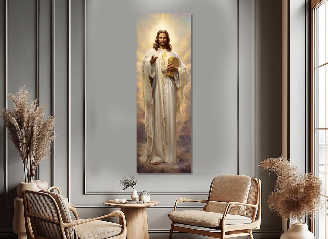 Jesus Christ Canvas Print, Sacred Wall Art, Christian Wall Decor ...