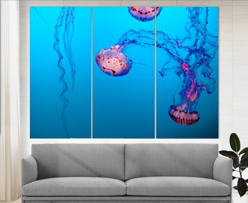 Underwater Canvas Art Ocean Print Ocean Wall Art Ocean Etsy