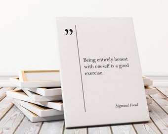 Sigmund Freud Quote Canvas Print, Sigmund Freud Wall Art, Psychology Quotes, Sigmund Freud Print