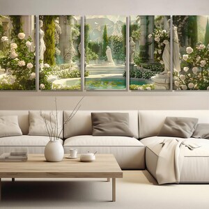 Beautiful Goddesses of Ancient Greece and Rome Painting Canvas Print, Renaissance Wall Art, Renaissance Painting, Framed and Ready to Hang image 7
