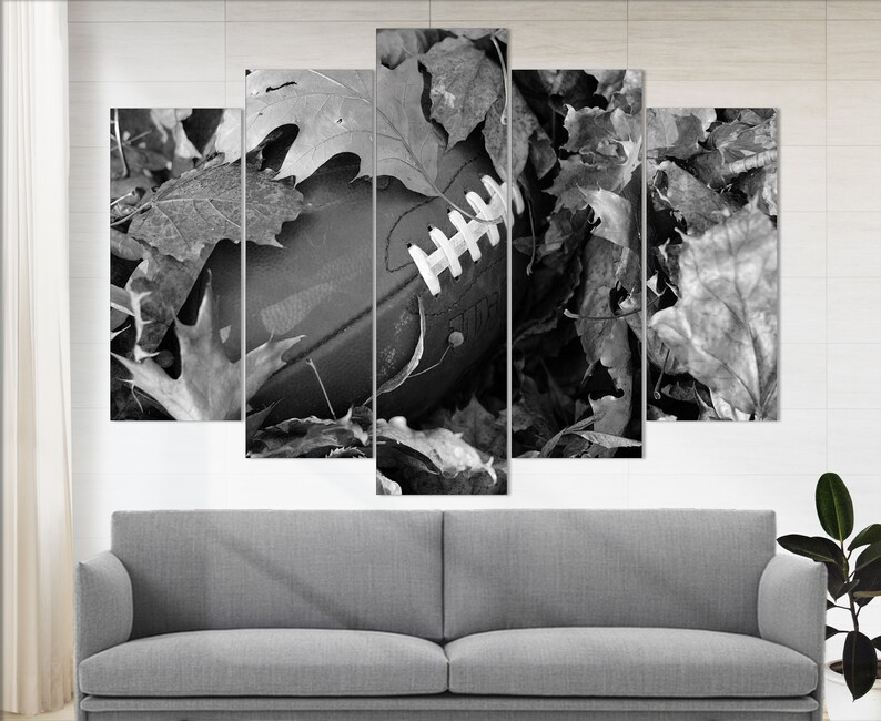 Football Wall Art Football Canvas Print Football Print NFL Etsy Norway