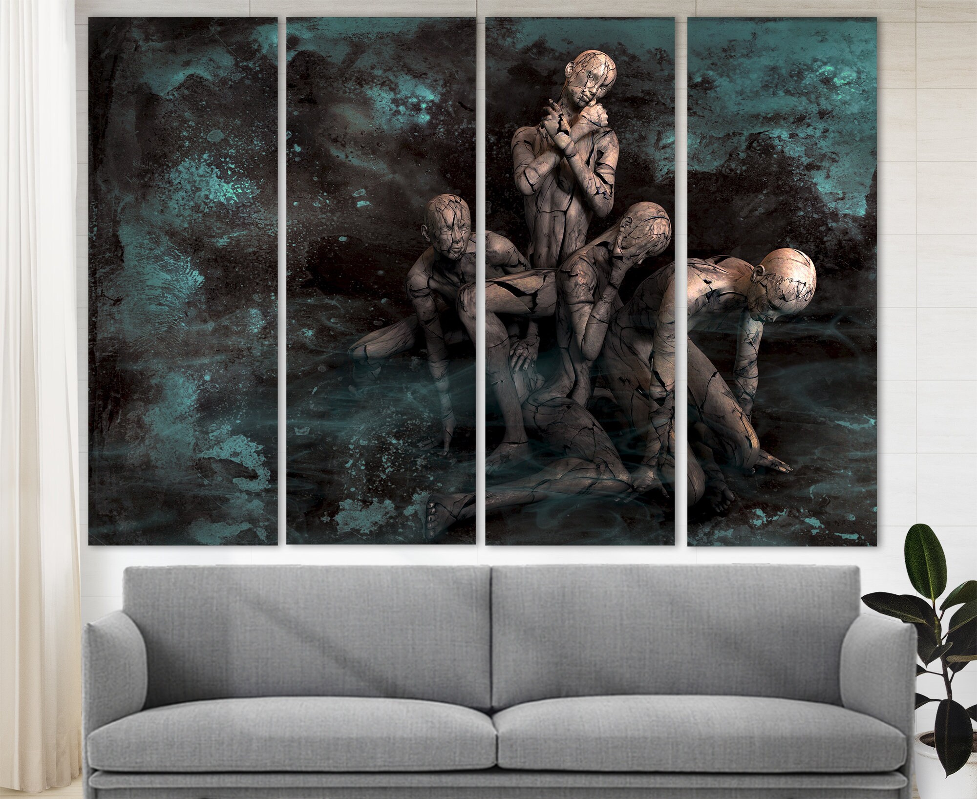 Modern Fantasy Wall Art Fantasy Canvas Art Fantasy Print Etsy