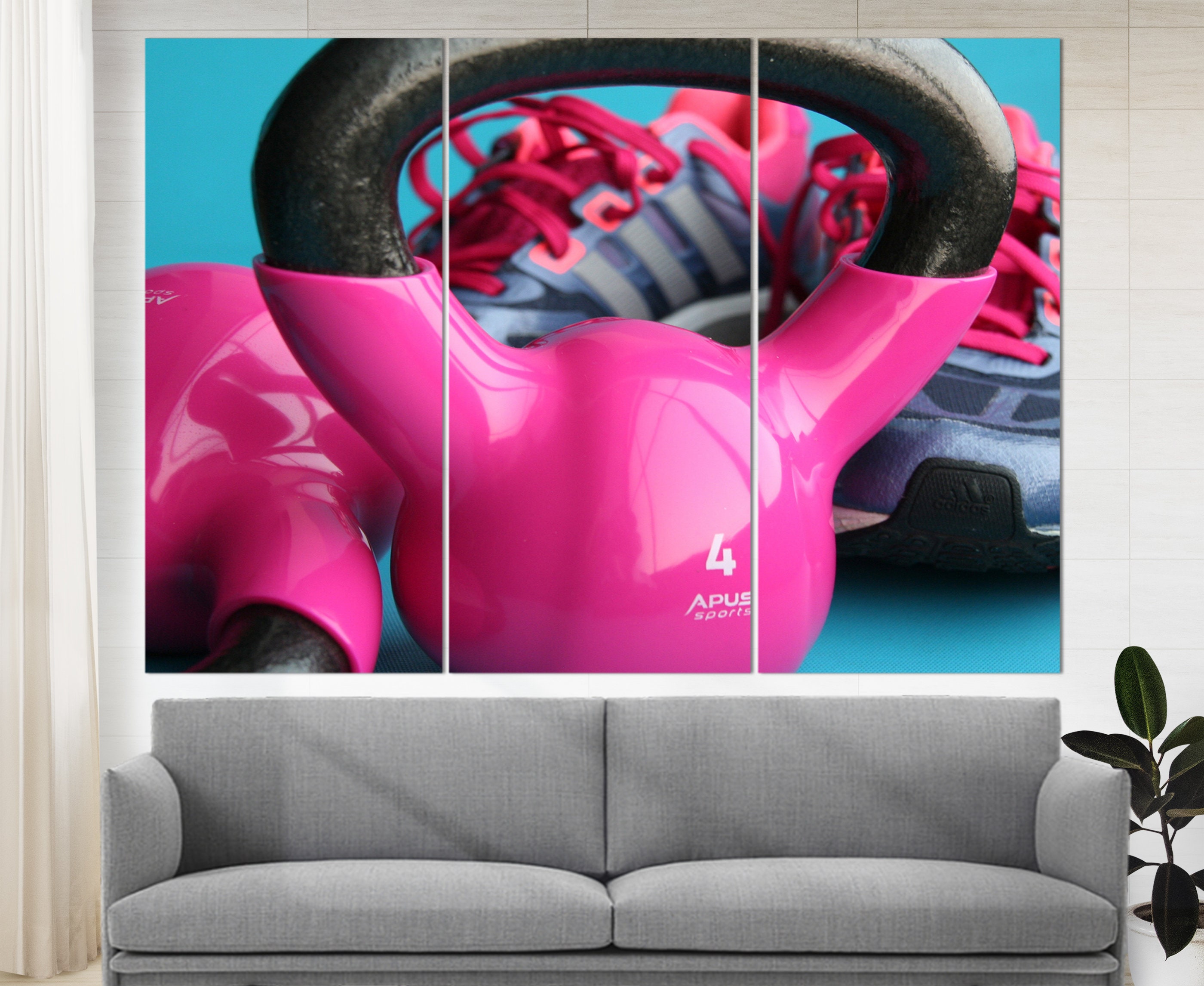 Athletic Beauty Canvas Art - q9554wl
