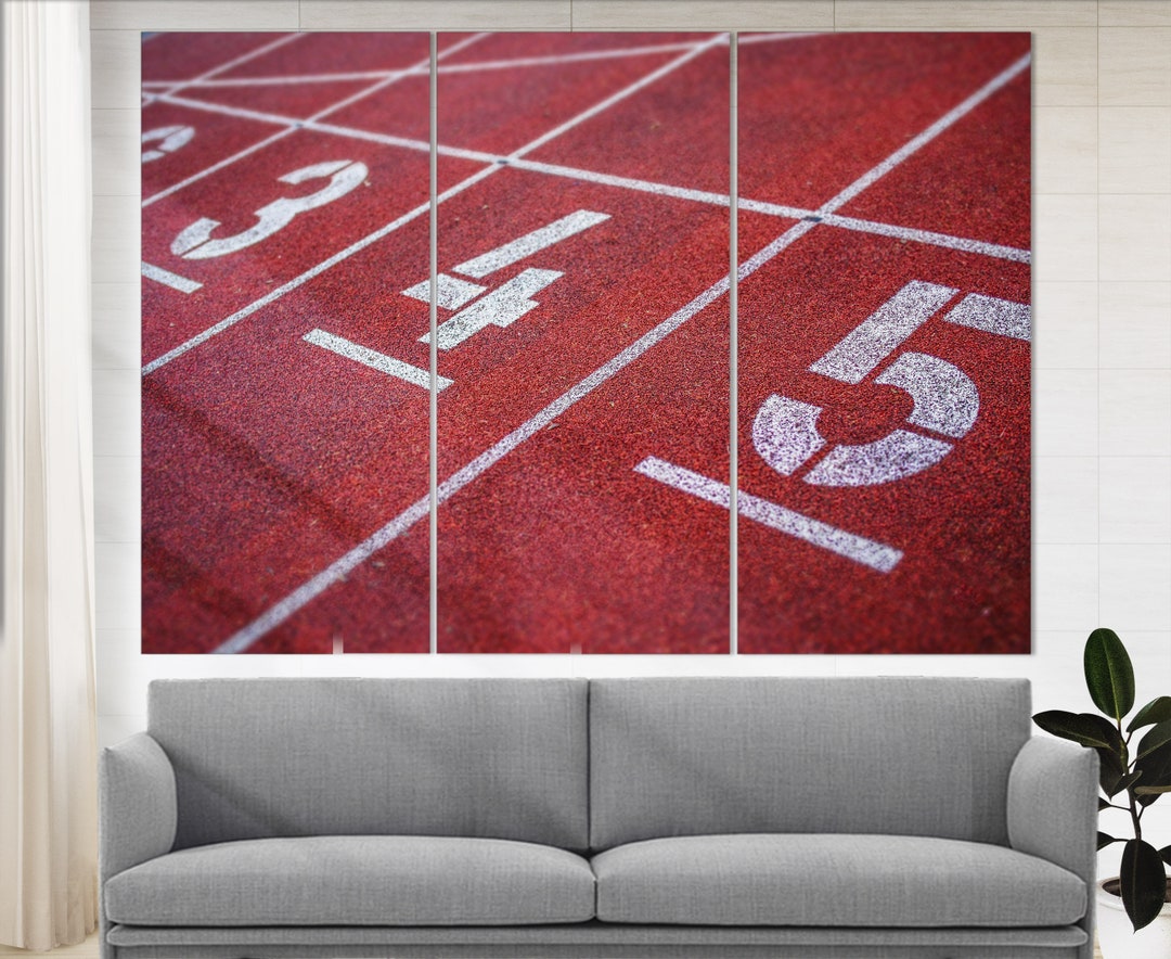Running Canvas Art, Runner Gift, Running Wall Art, Running Wall Decor