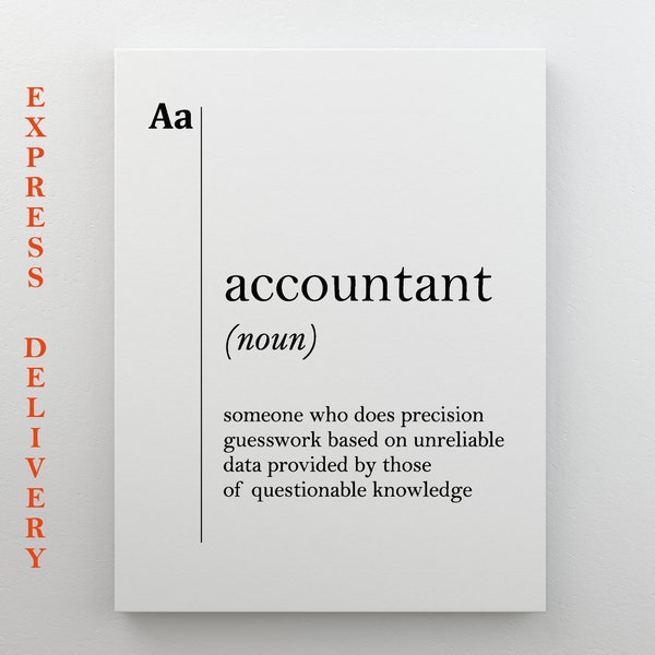 Accounting Wall Art Etsy
