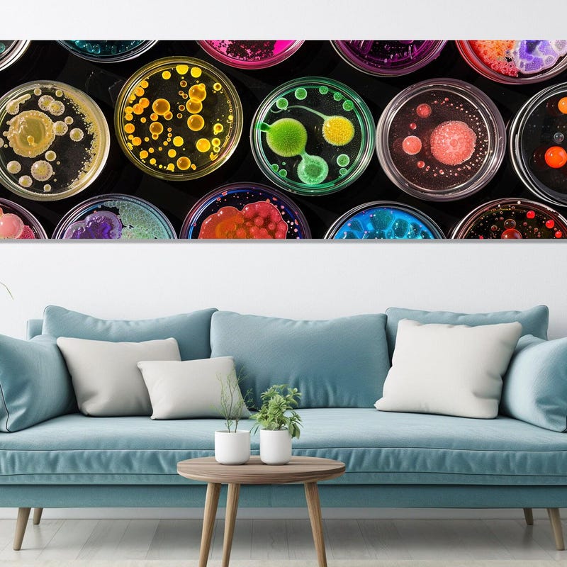 Bacteria Wall Art - Etsy