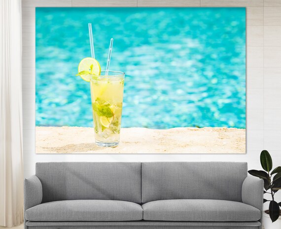 3 Panel Total Size 120x80cm ABSTRACT ART CANVAS DIGITAL FROZEN Blue