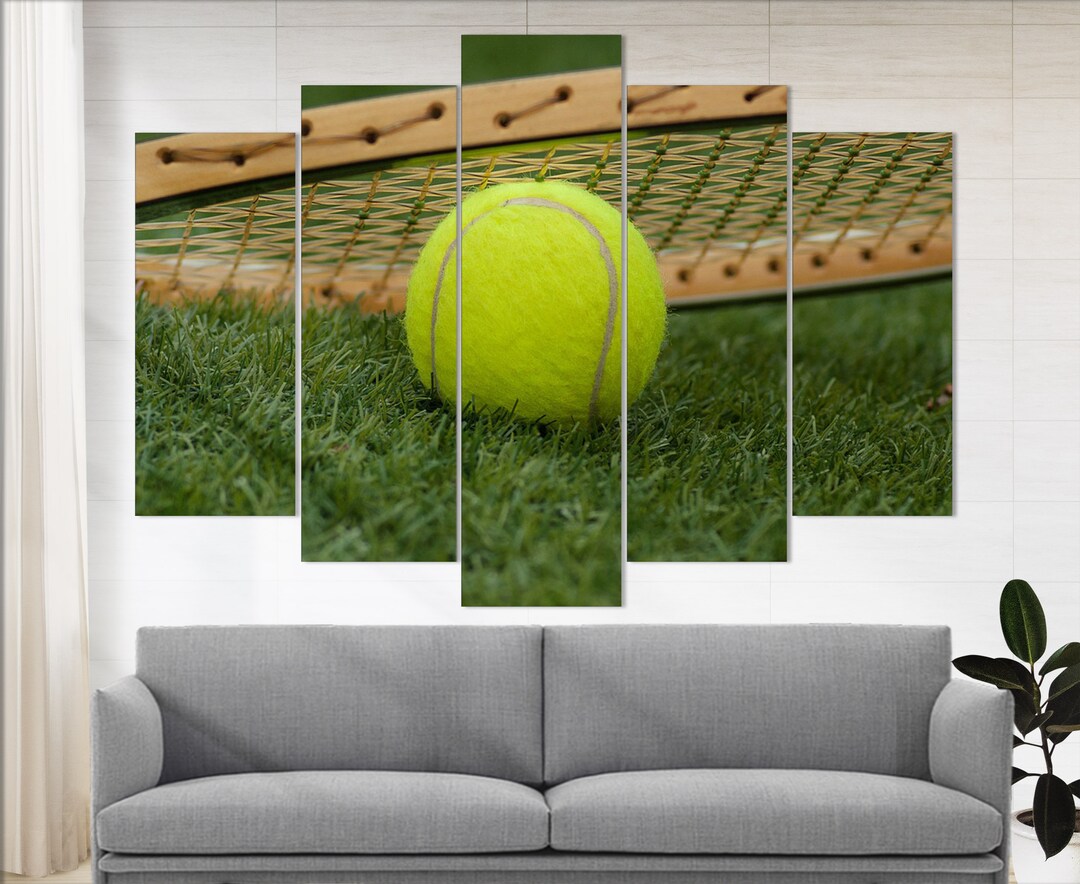 Vintage Tennis Canvas Print Tennis Wall Art Tennis Player Etsy