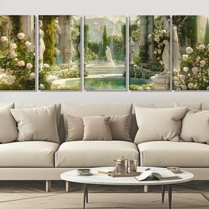 Beautiful Goddesses of Ancient Greece and Rome Painting Canvas Print, Renaissance Wall Art, Renaissance Painting, Framed and Ready to Hang image 4