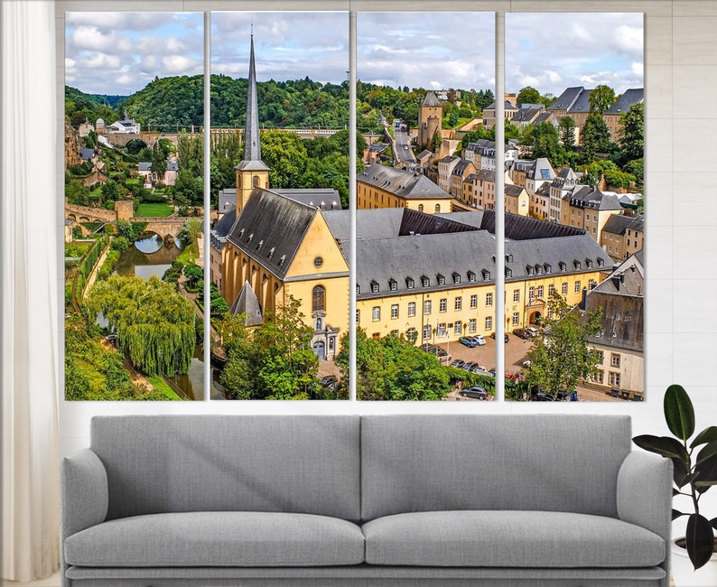 Luxembourg Canvas Art Luxembourg Wall Art Luxembourg Print Etsy