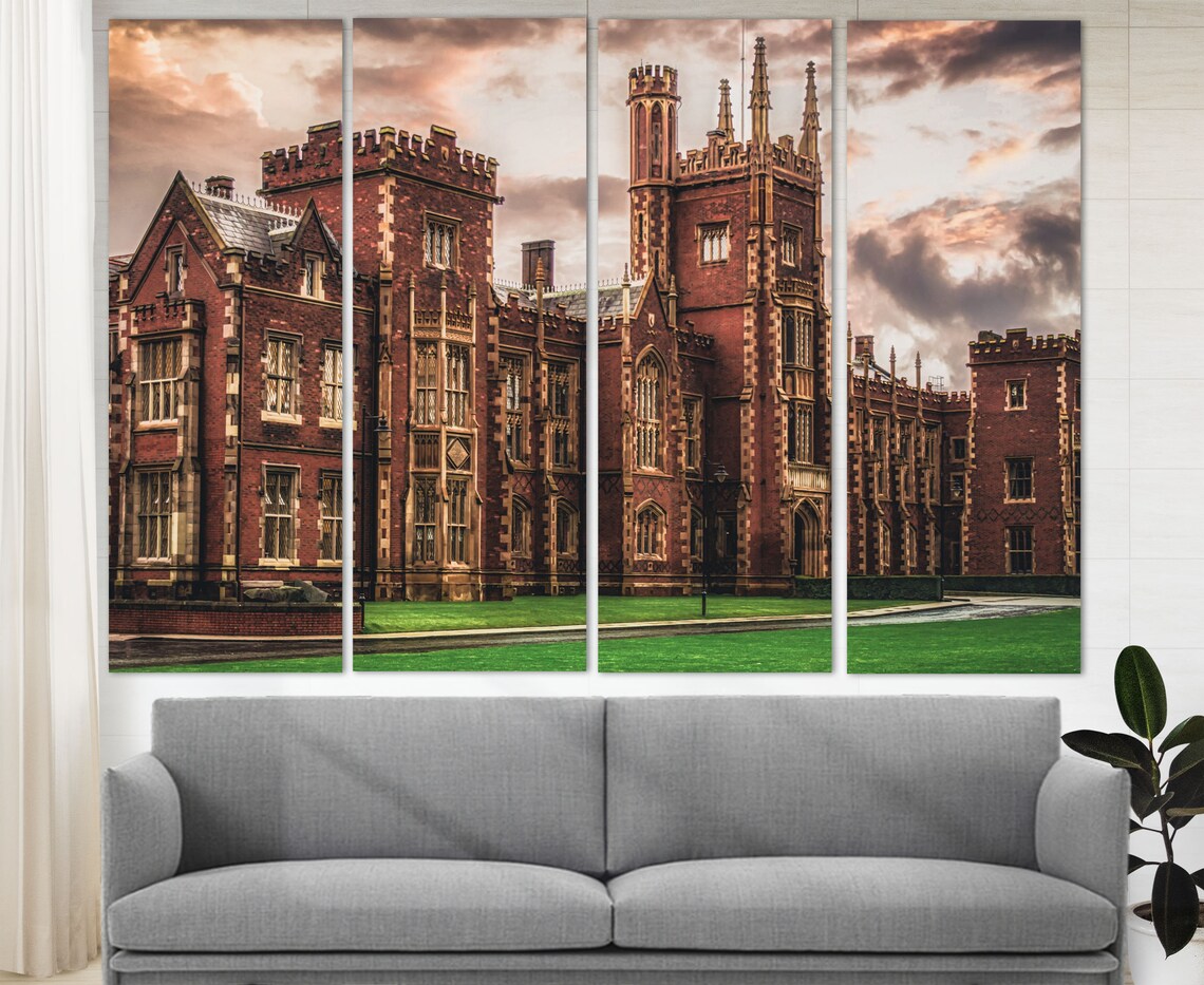 Belfast Wall Art Belfast Canvas Art Irlanda del Norte Arte Etsy España