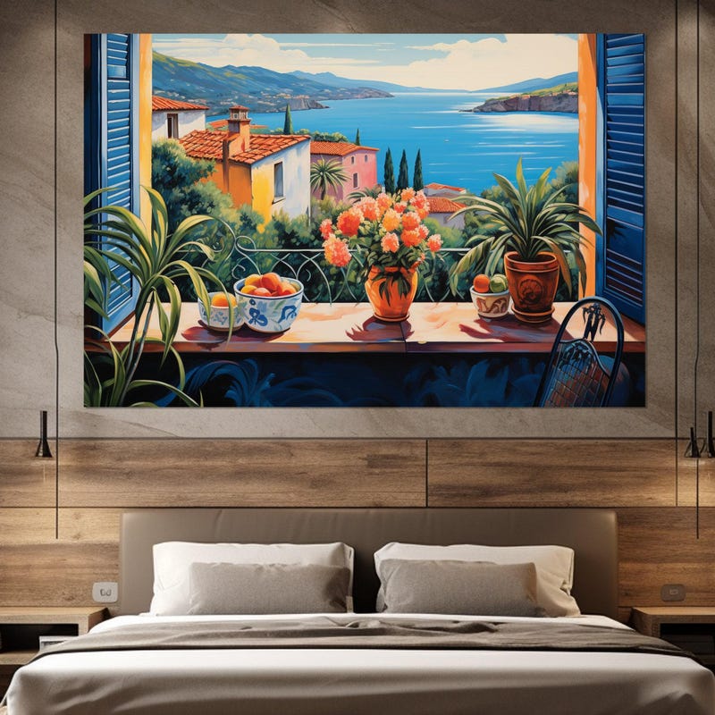 French Riviera Print - Etsy