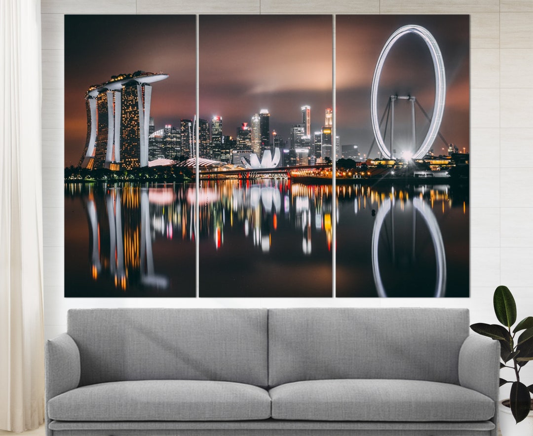 Myrtle Beach Wall Art Myrtle Beach Skyline Myrtle Beach Print South