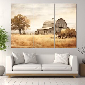 Rustic Barn Canvas Print, Farm Wall Art, Farmhouse Wall Decor, Farmer Gift, Framed and Ready to Hang image 7
