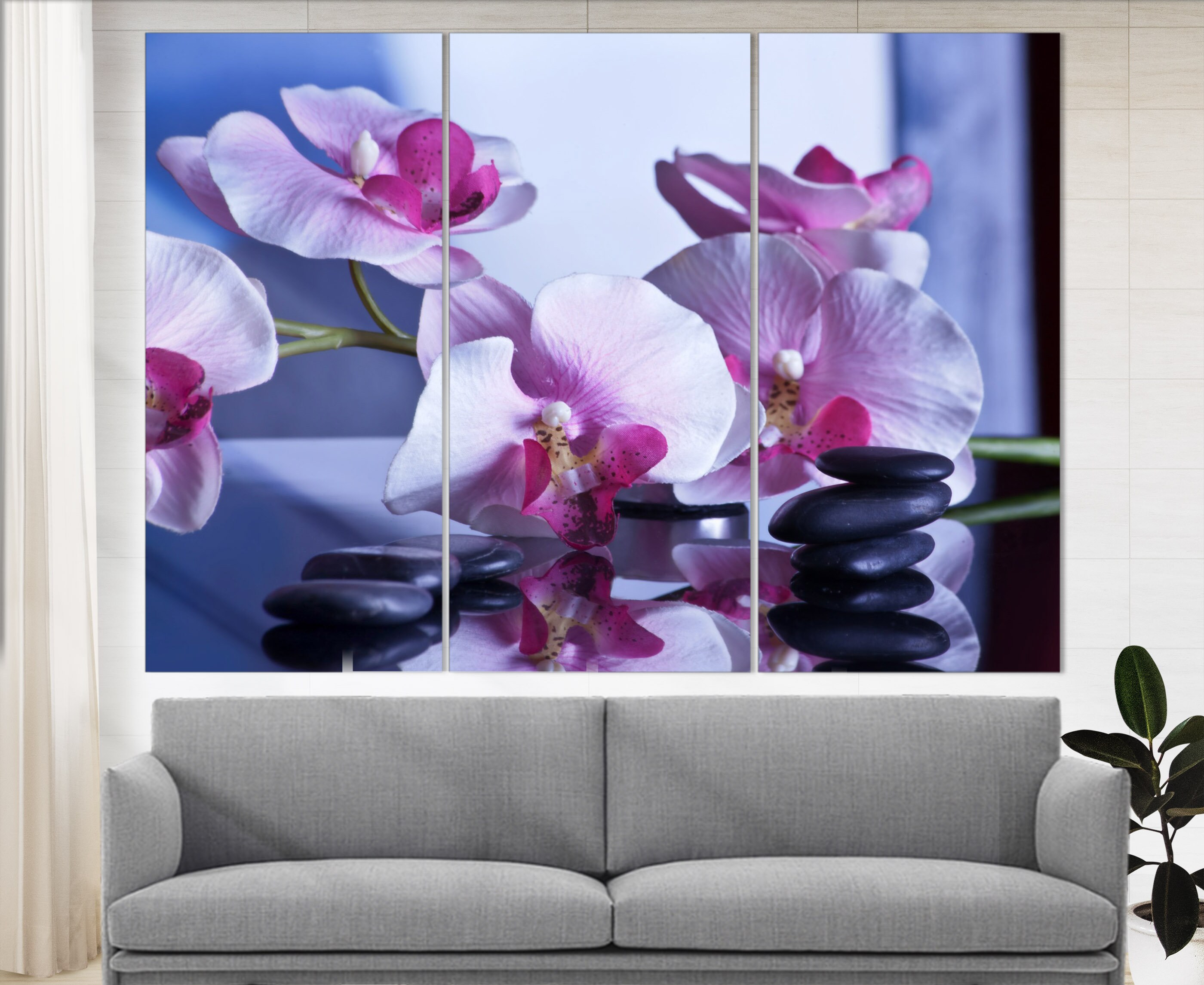 Spa Wall Decor Spa Print Spa Canvas Art Concept Basalt Etsy