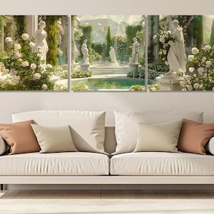 Beautiful Goddesses of Ancient Greece and Rome Painting Canvas Print, Renaissance Wall Art, Renaissance Painting, Framed and Ready to Hang image 6