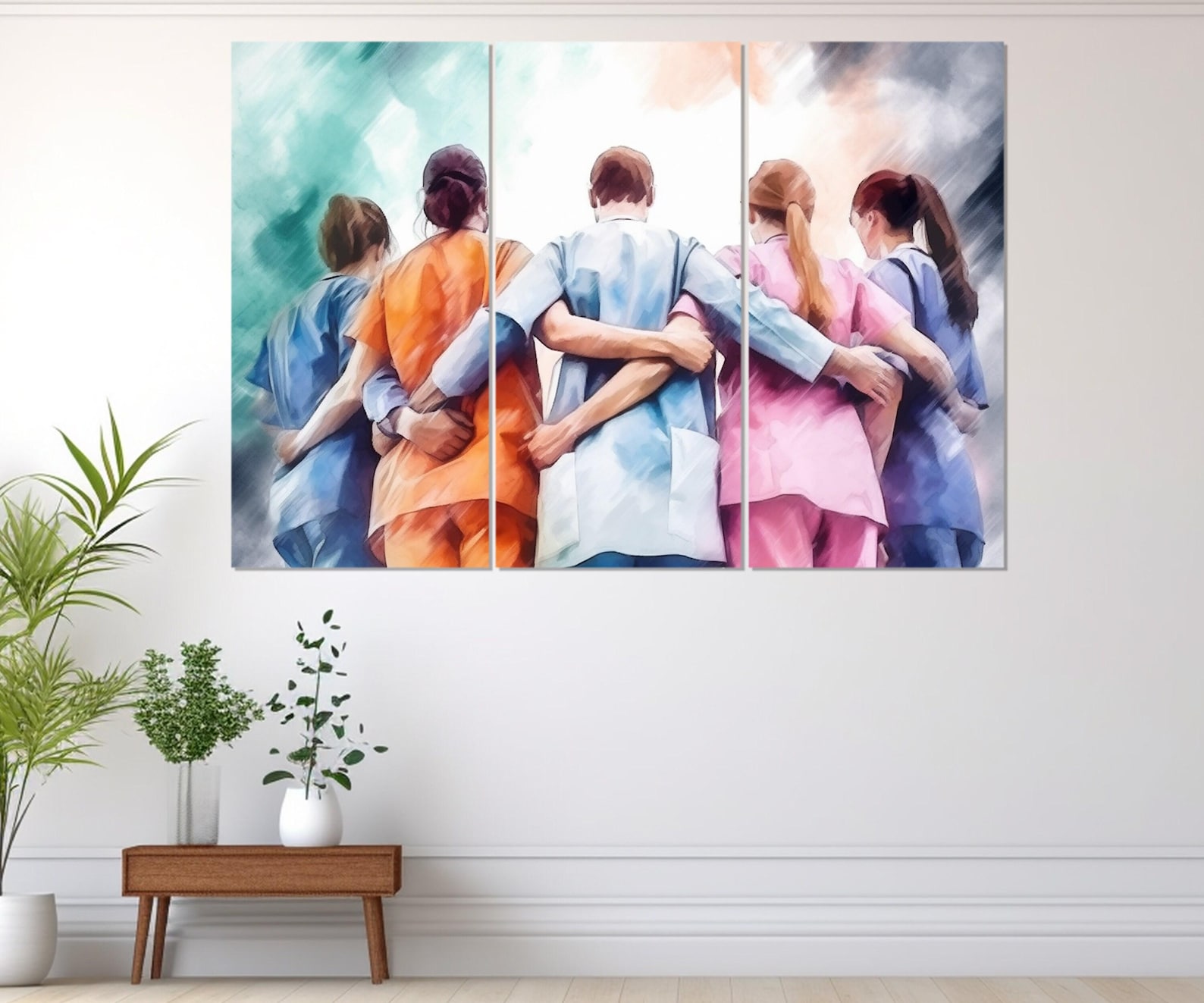 Doctor Introduction Wall Design Doctors Wall Art, Hospital Wall Decor, Doctor Gift, Doctors Canvas ...